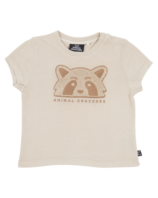 Animal Crackers Raffi Tee - Tan