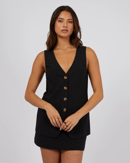 Jorge Tilly Vest - Black