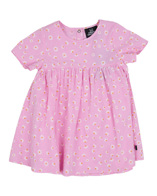 Animal Crackers Maisie Dress - Pink