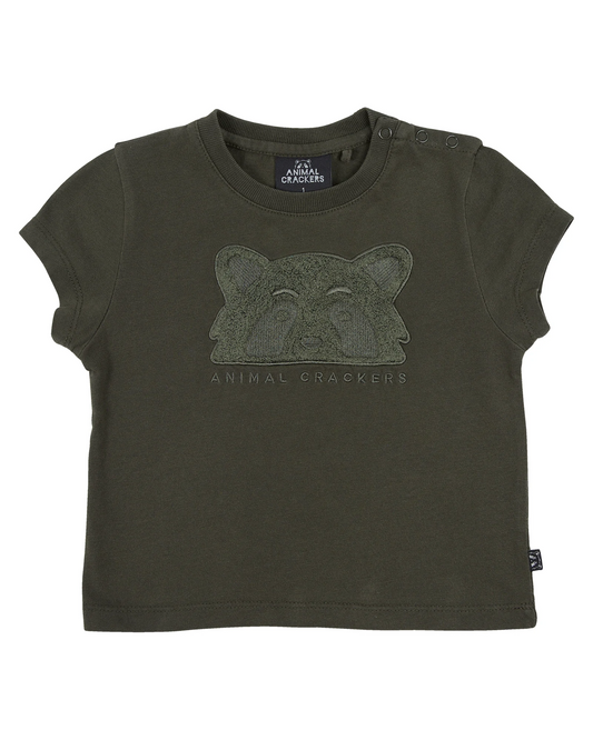 Animal Crackers Summer Raffi Tee - Khaki