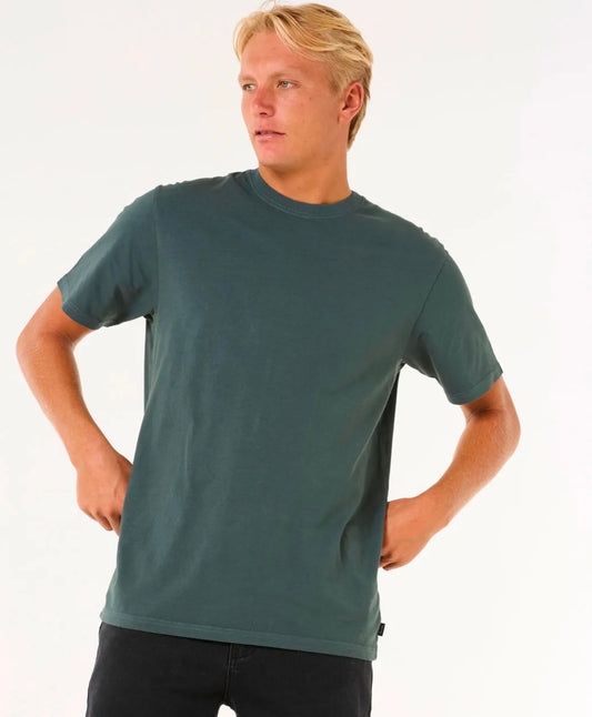 Rip Curl Plain Washed Tee - Pine Night