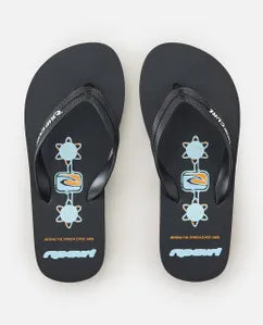 Rip Curl Evolution Icons Open Toe - Boy Black