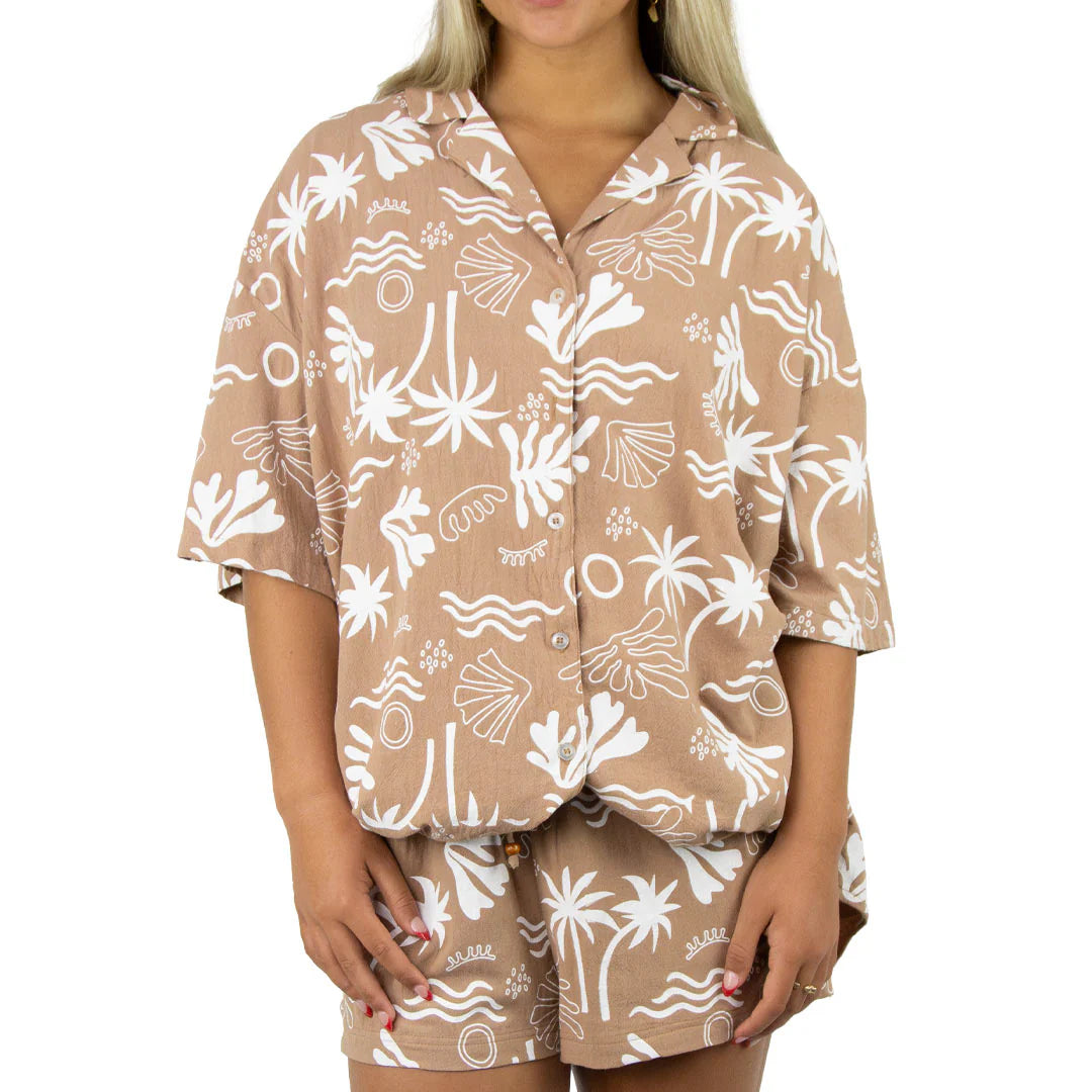 Carve Las Palmas Women’s Short Set - Mocha