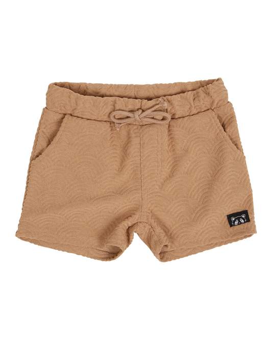 Animal Crackers Towling Shorts - Tan