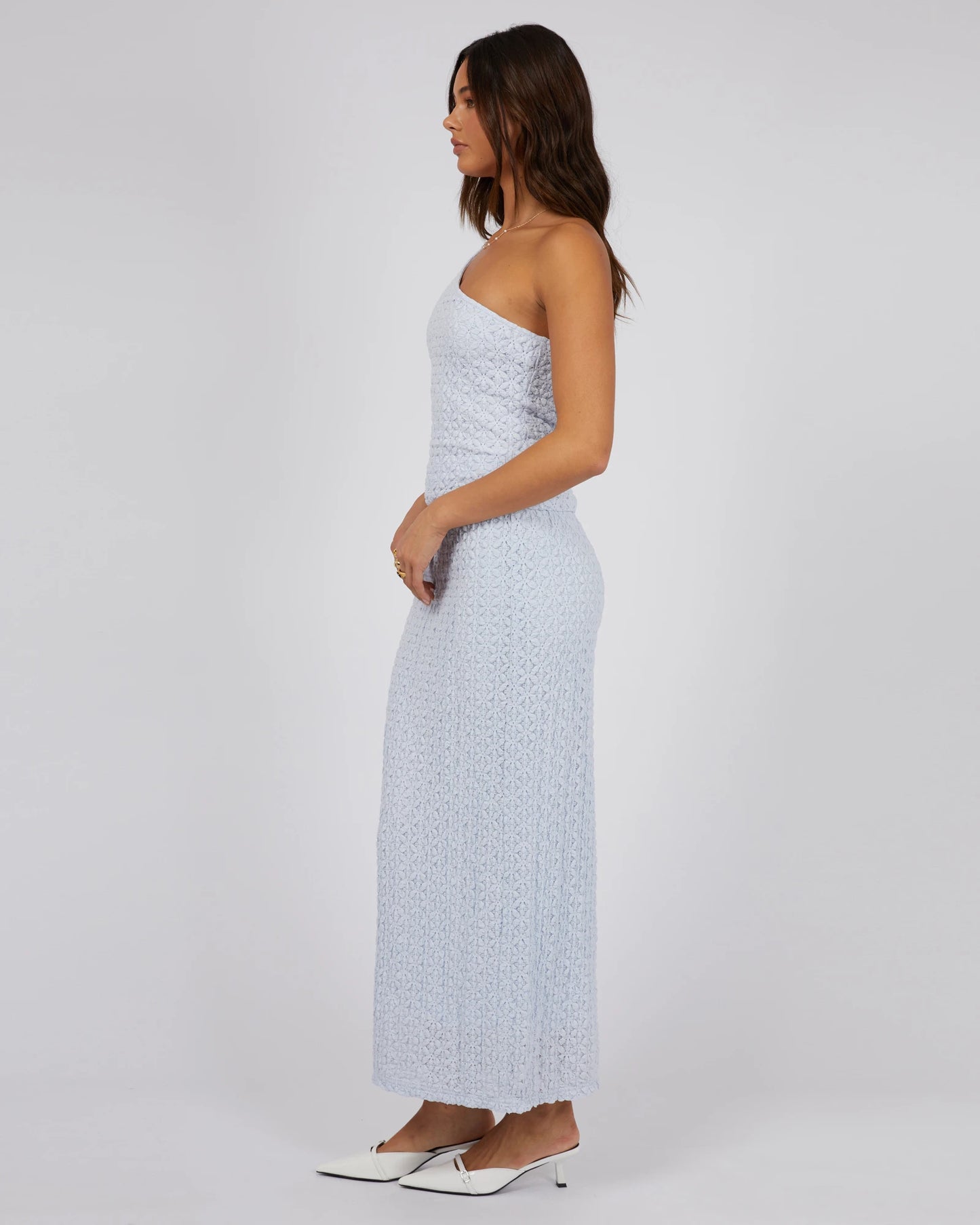 Jorge Julianna Maxi Skirt - Blue