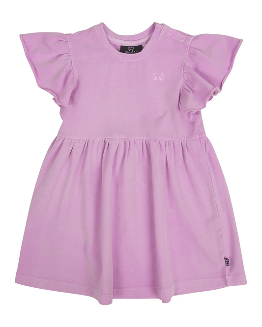 Animal Crackers Frill Dress - Pink Lemonade