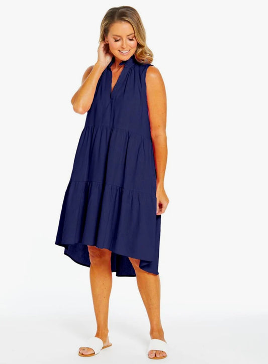 Betty Basics Libby Dress - Navy