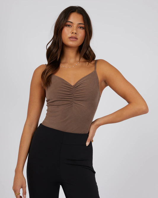 Jorge Luxe Bodysuit - Brown