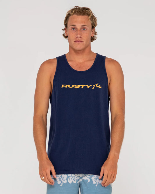 Rusty Vital Tank - Navy Blue