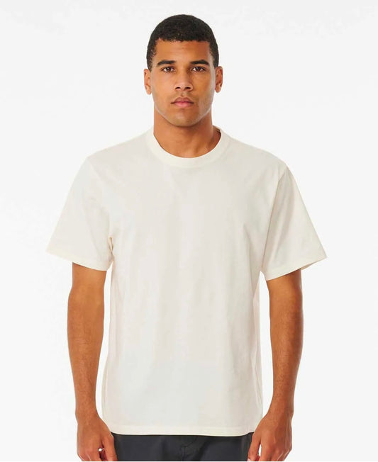 Rip Curl Plain Wash Tee - Bone