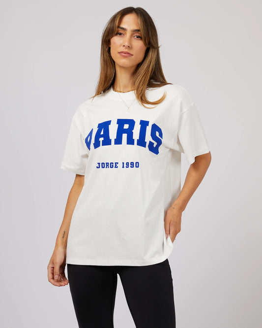 Jorge Paris Tee - Vintage White