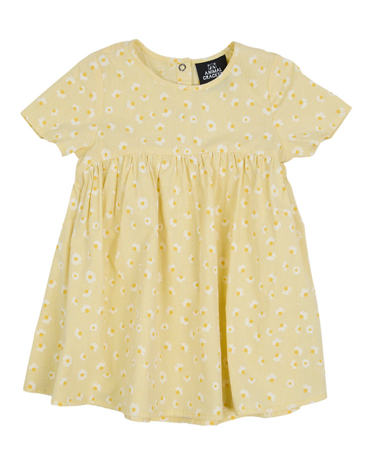 Animal Crackers Maisie Dress - Yellow