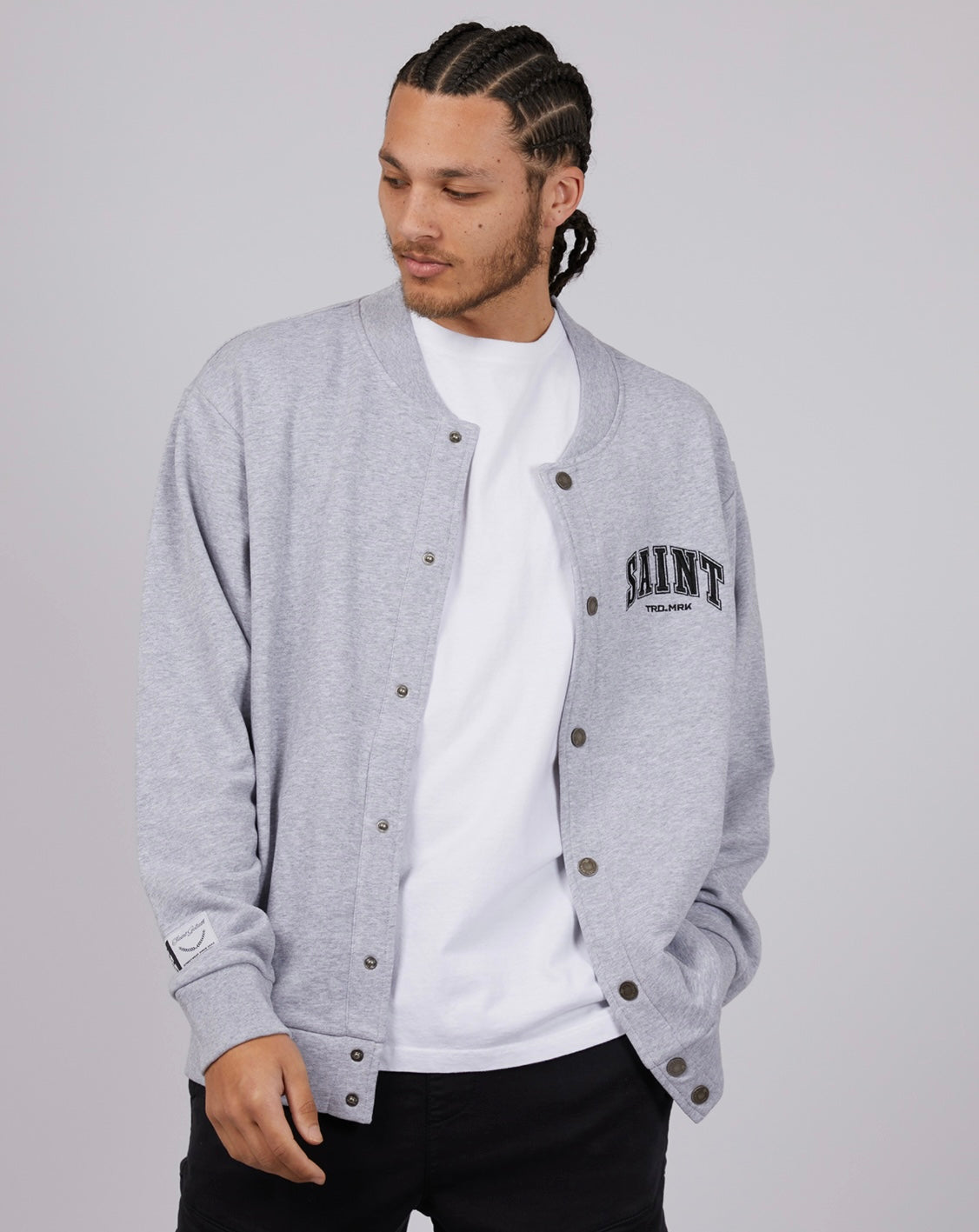 St Goliath Haul Bomber - Grey Marle