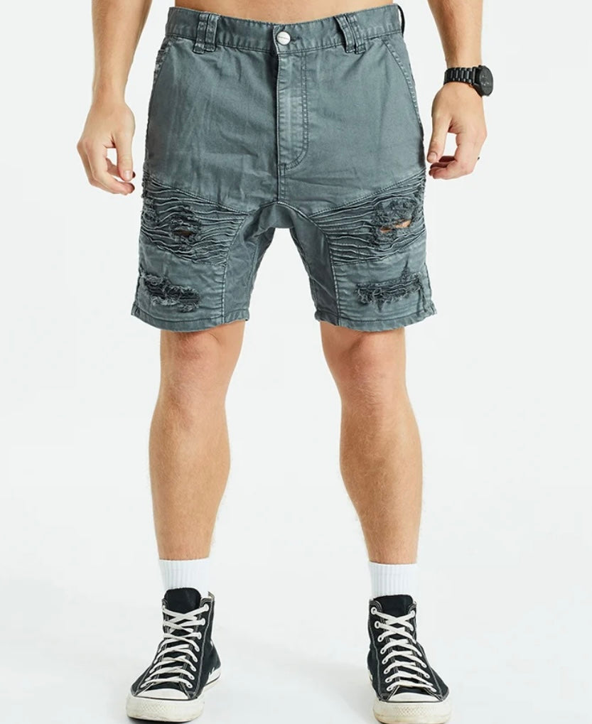 Nena & Pasadena Hellcat Denim Short - Iron Gate