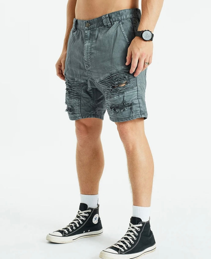 Nena & Pasadena Hellcat Denim Short - Iron Gate