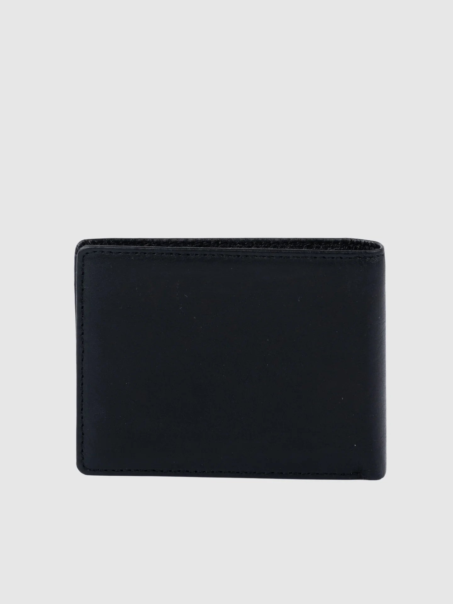 Rusty River 2 Leather Wallet - Black