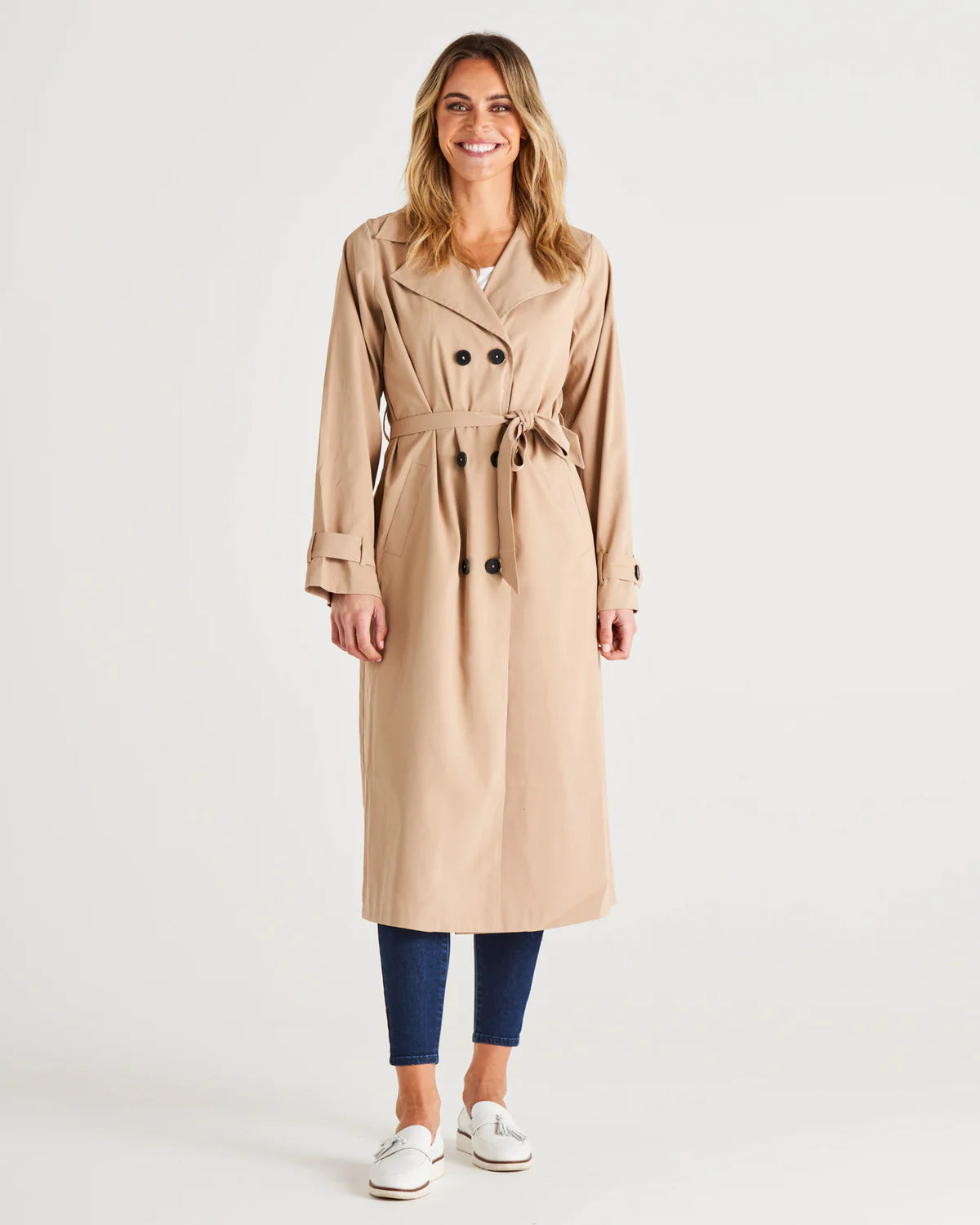 Betty Basics Zimmer Trench Coat - Sand