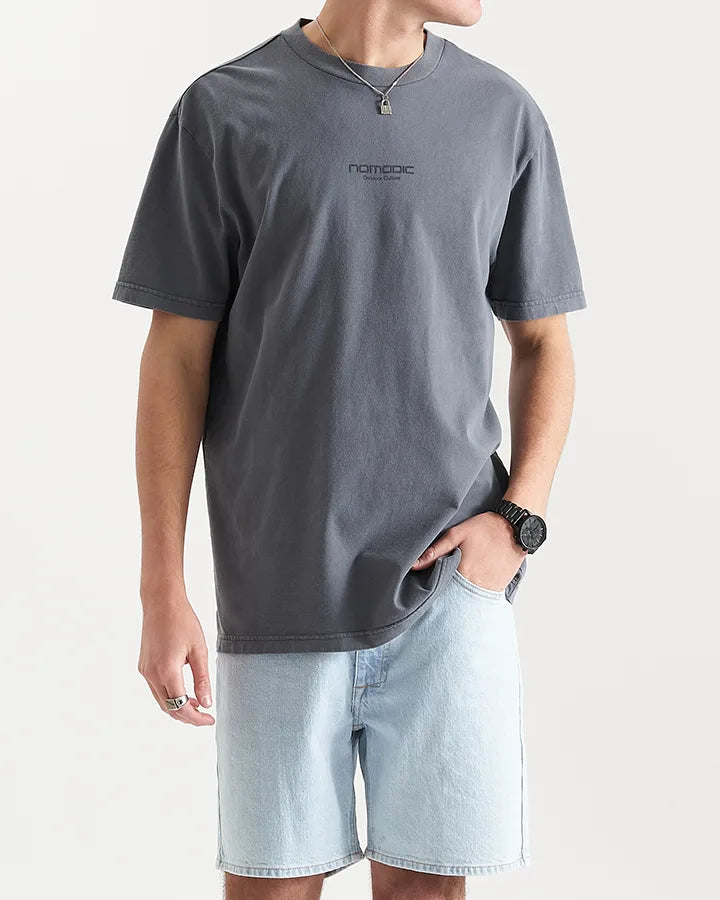 Nomadic Paradise Norma Relaxed Tee - Pigment Charcoal