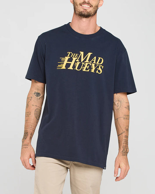 The Mad Huey’s Speeding Huey’s SS Tee - Navy