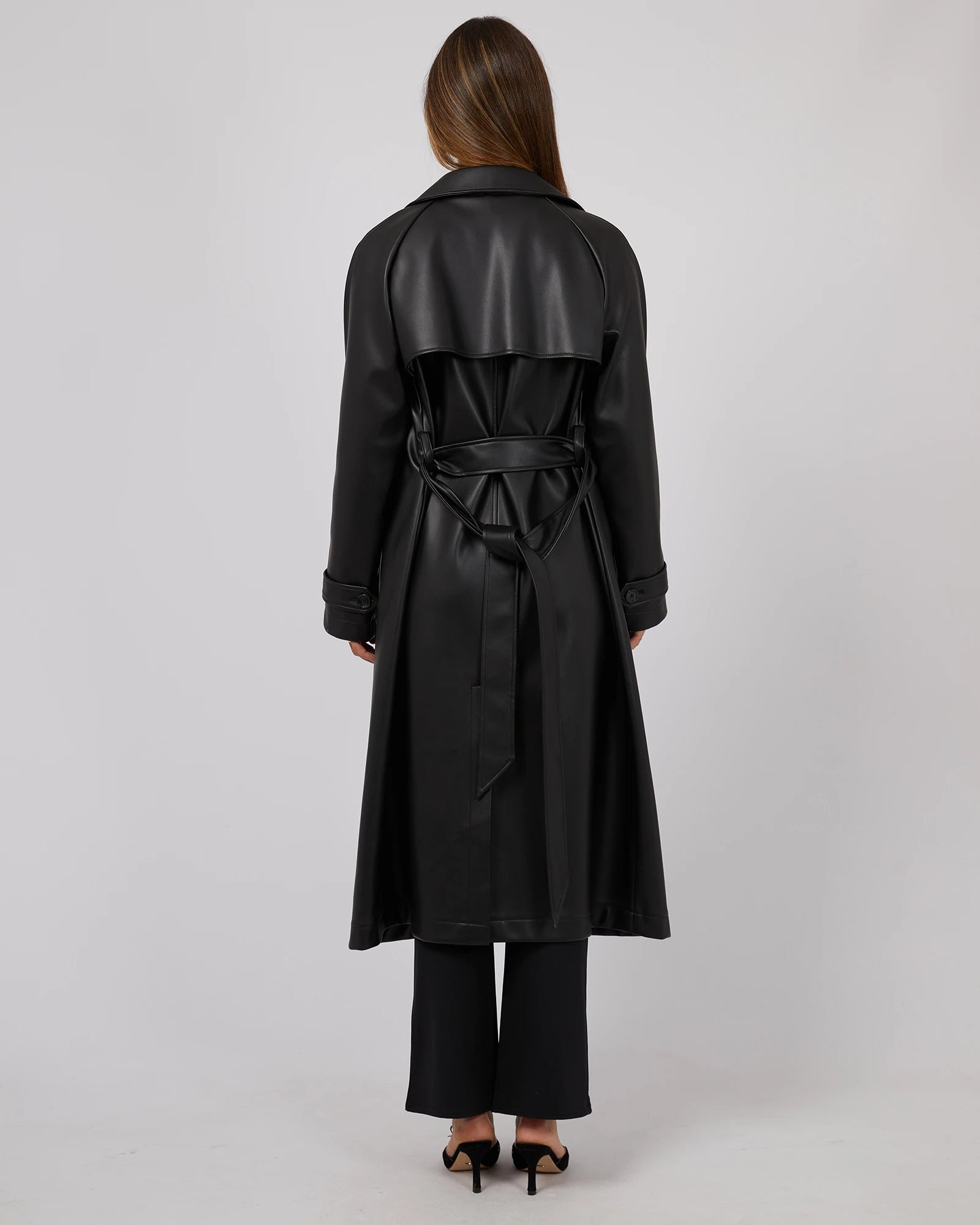 Jorge McKenzie Trench Coat - Black – Husk Him Her