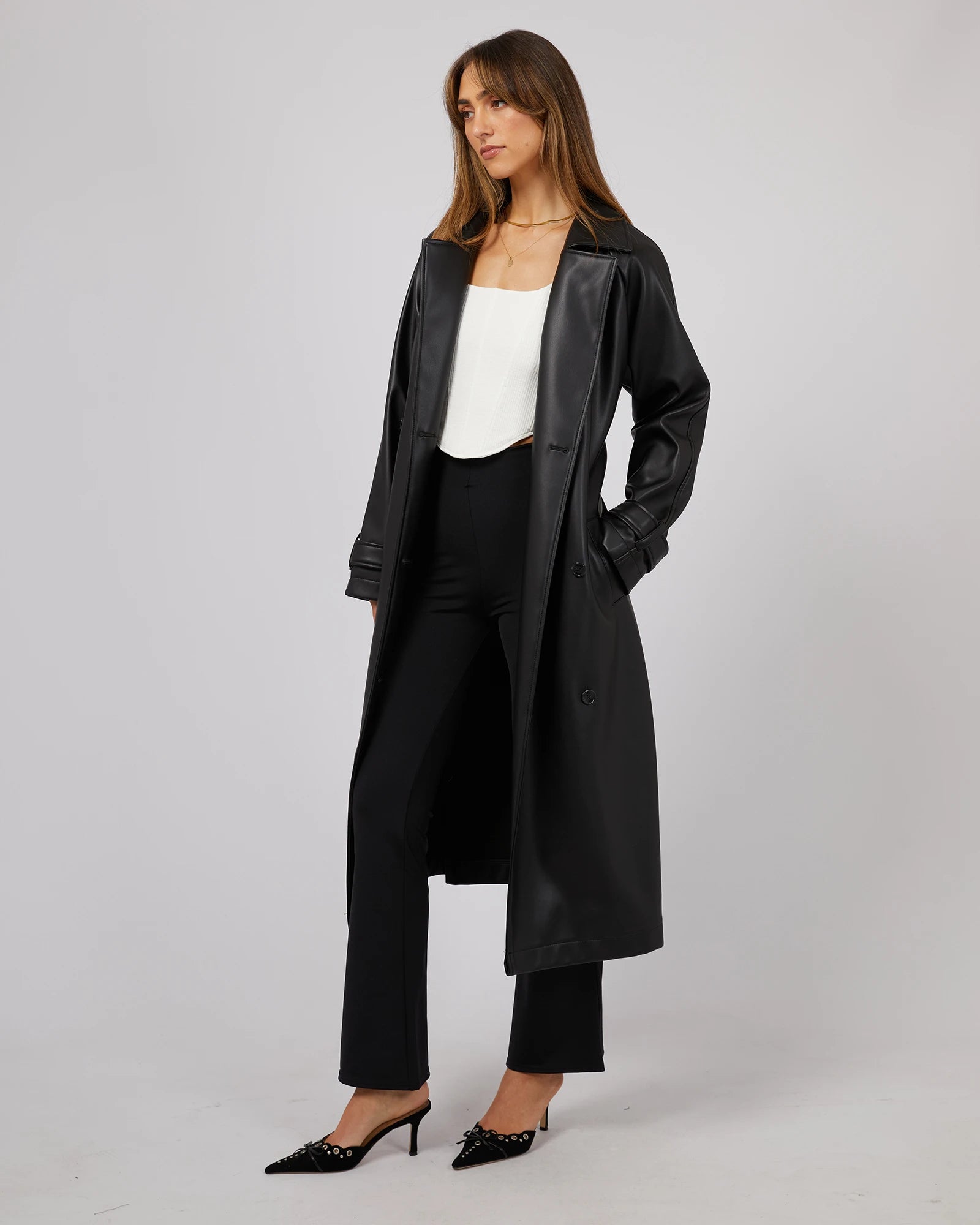 Jorge McKenzie Trench Coat - Black – Husk Him Her