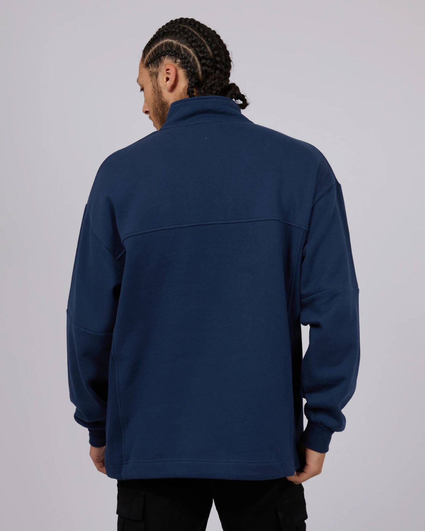 St Goliath Bayside Qtr Zip - Navy