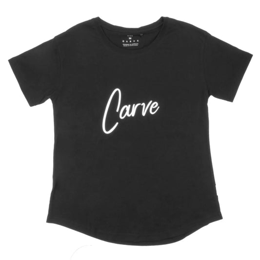 Carve Your World Ladies SS Tee- Black