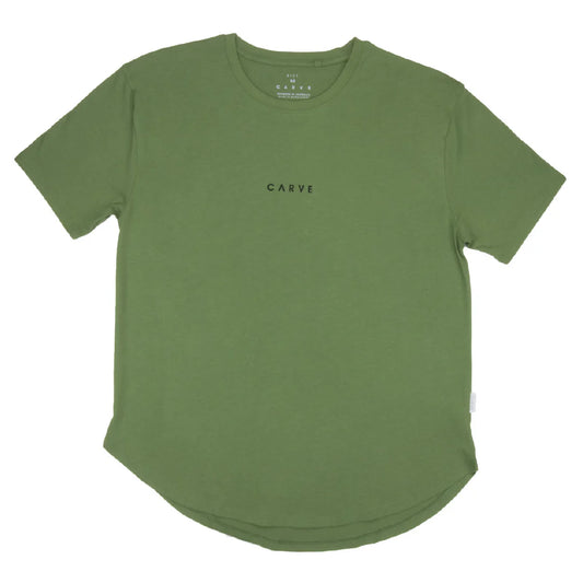 Carve Solana Ladies Tee- Dill Green