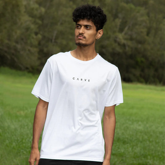 Carve ID Men’s Recycled Tee- White