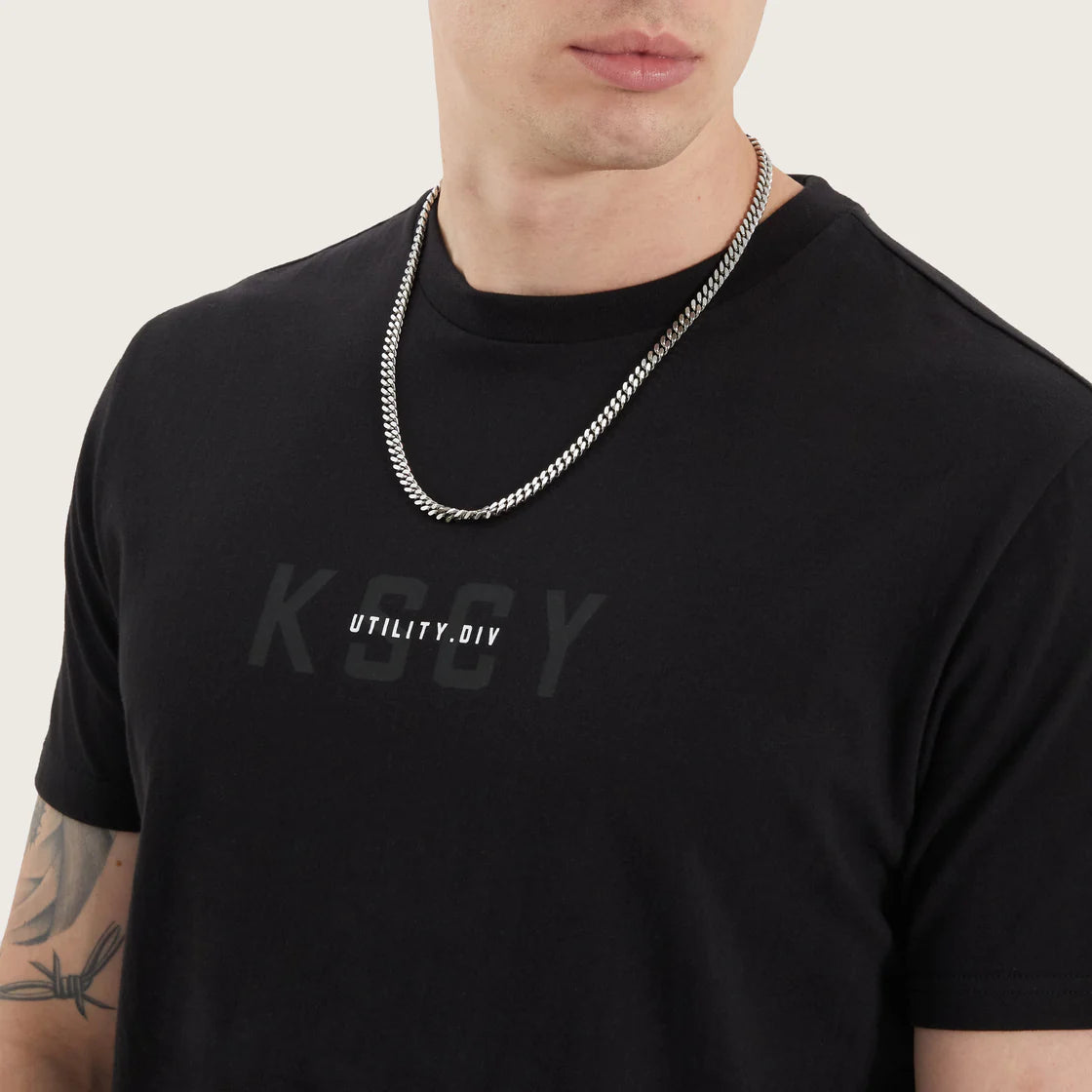 Kiss Chacey Shafer Dual Curved Tee- Jet Black